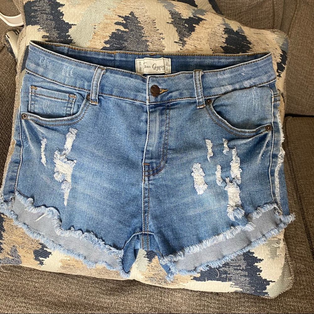 True Gypsy Denim Shorts